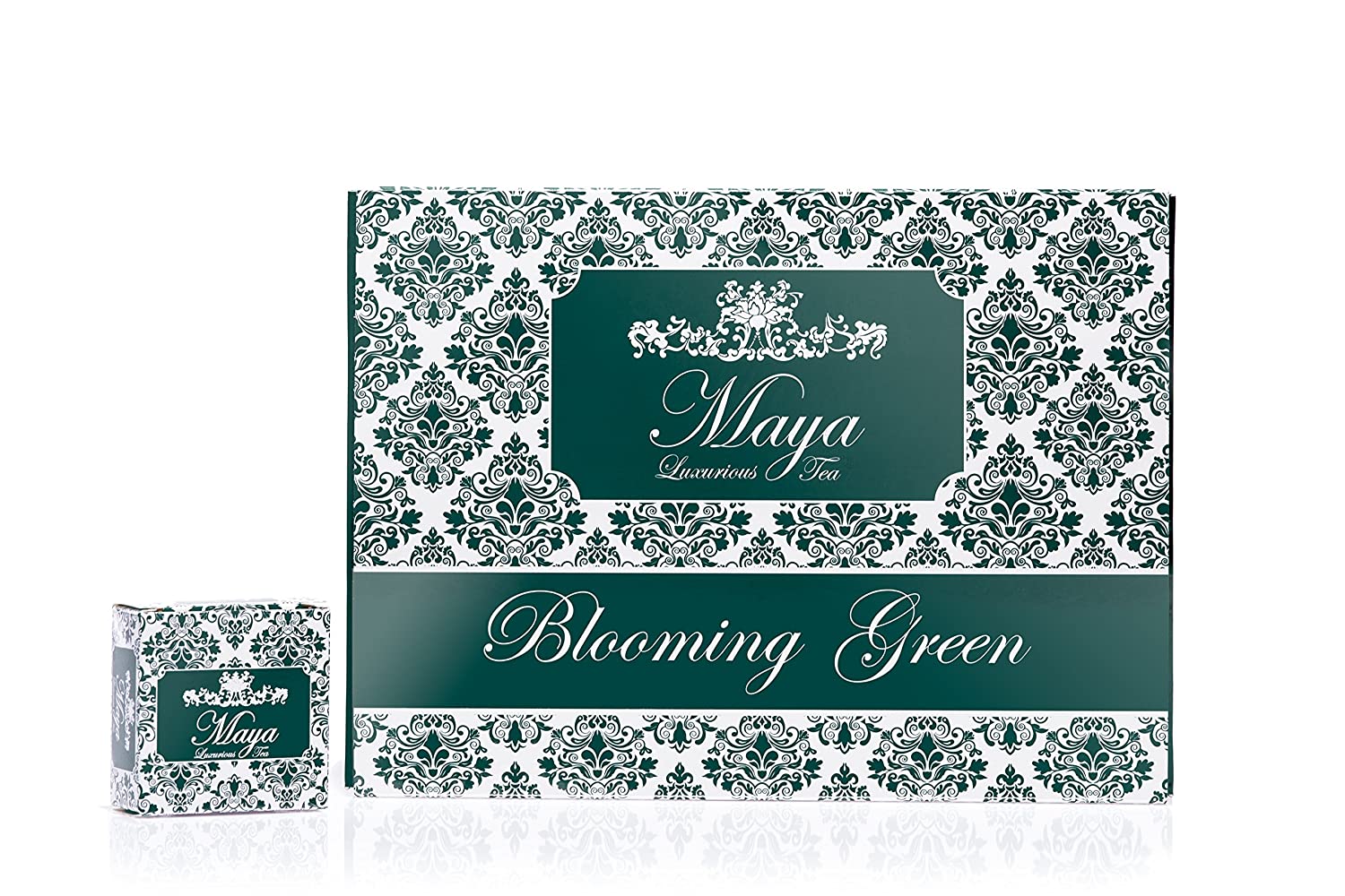 TEA Blooming Green, Pack of 12 by Maya Luxurious