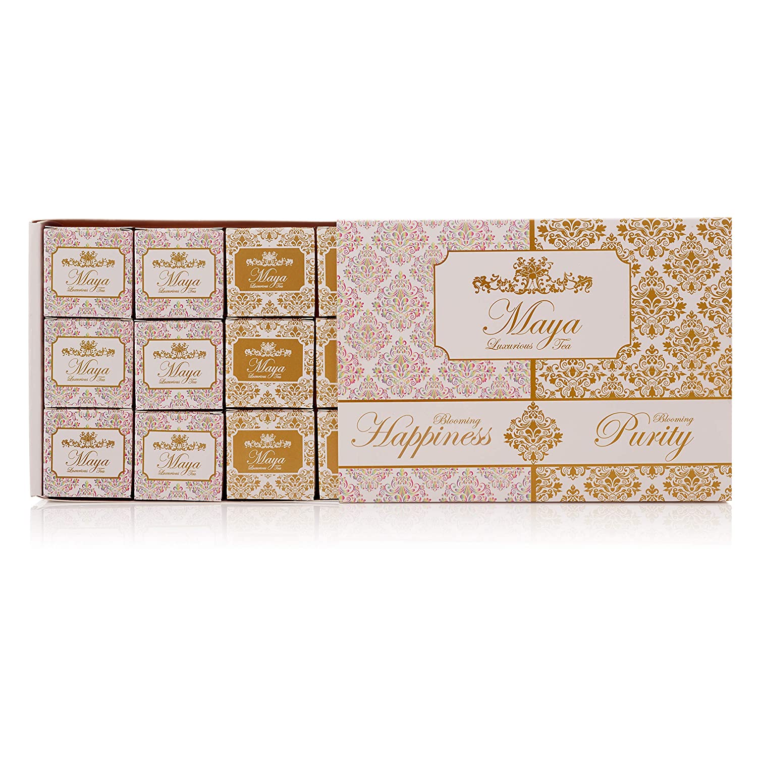 TEA Blooming Happiness & Purity, Pack of 12  by Maya Luxurious   OUT OF STOCK